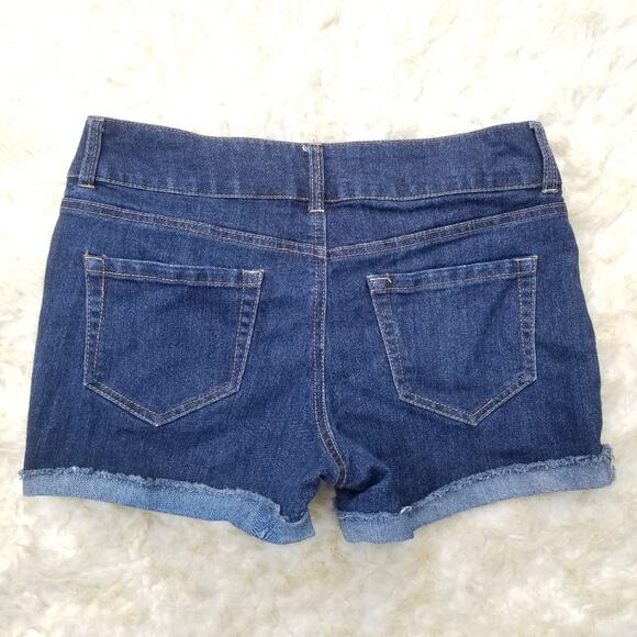 Cutoff Jean Shorts Refuge Size 10 Dark Stretch Denim Summer Casual Relaxed - Picture 4 of 4